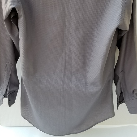 Stacy Adams Steel Color L/S Button Down Shirt Sz M - Picture 7 of 8